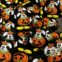 Load image into Gallery viewer, Mouse Pumpkin Silicone Focal Bead Silicone Focal Bead
