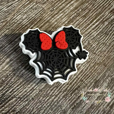 Mouse Web - Silicone Focal Bead Silicone Focal Bead