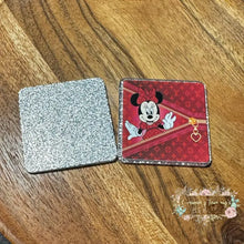 Load image into Gallery viewer, Minnie Love Zipper Glitter Flatback Glitter Flatback
