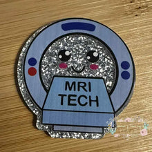 Load image into Gallery viewer, MRI Tech - Silver Glitter Flatback Glitter Flatback

