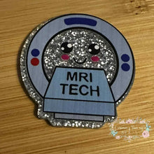 Load image into Gallery viewer, MRI Tech - Silver Glitter Flatback Glitter Flatback
