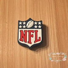Load image into Gallery viewer, NFL Silicone Focal Bead Focal Beads
