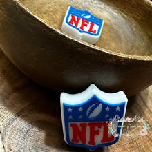 Load image into Gallery viewer, Nfl Silicone Focal Bead Beads
