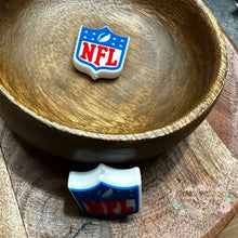 Load image into Gallery viewer, Nfl Silicone Focal Bead Beads
