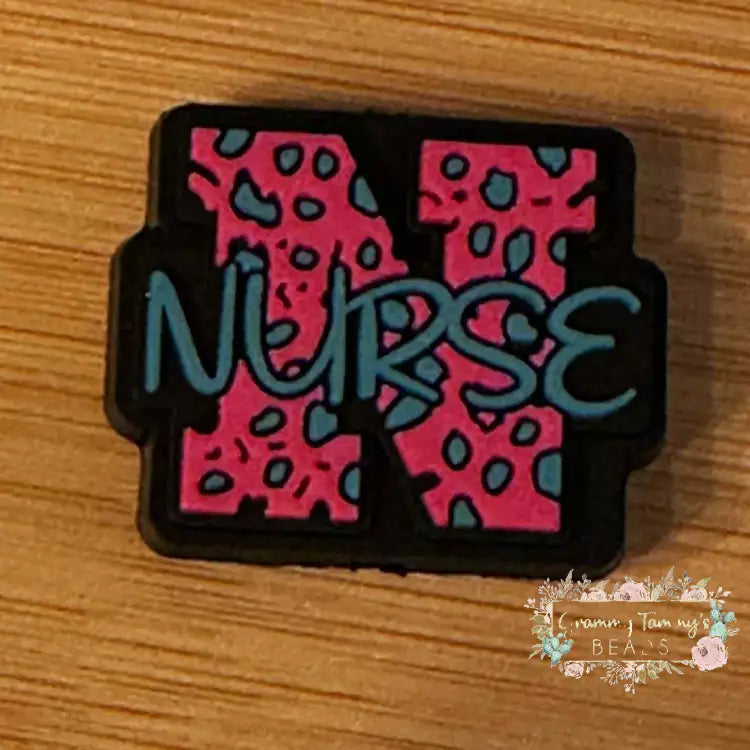 Nurse Silicone Focal Bead Silicone Focal Bead