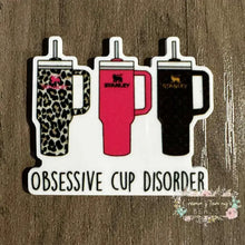 Load image into Gallery viewer, Obsessive Cup Disorder #2 - Acrylic Flatback Acrylic Flatback
