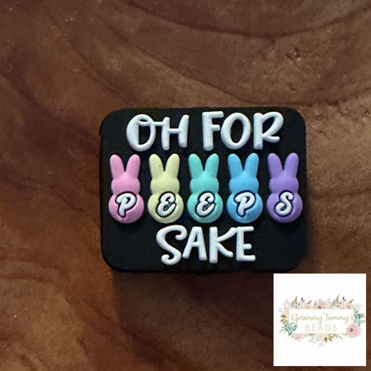 Oh For Peeps Sake Silicone Focal Bead Beads