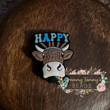 Load image into Gallery viewer, Party Cow - Silicone Focal Bead 1 Count
