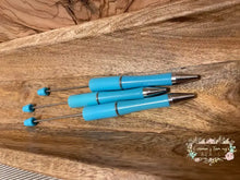 Load image into Gallery viewer, Beadable Pen - Pastel Light Blue Beadable Pen
