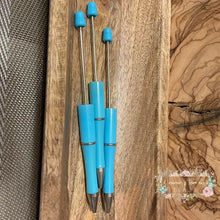Load image into Gallery viewer, Beadable Pen - Pastel Light Blue Beadable Pen
