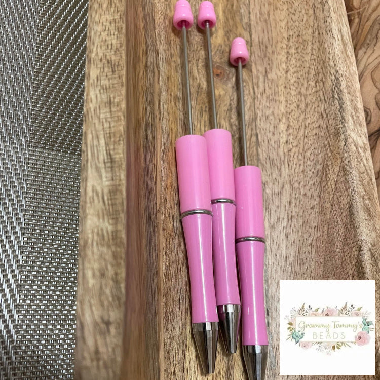 Beadable Pen - Pastel Pink Beadable