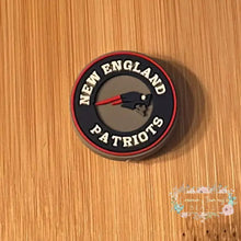 Load image into Gallery viewer, B-Football Silicone Focal Bead Focal
