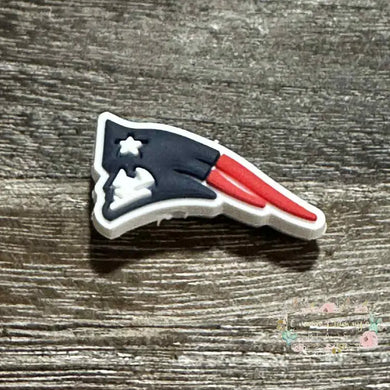 Patriots - Silicone Focal Bead Silicone Focal Bead