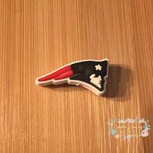 Load image into Gallery viewer, Patriots - Silicone Focal Bead Silicone Focal Bead
