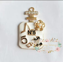 Load image into Gallery viewer, Perfume Metal Golden Charm Pendant - 1 Count Charms
