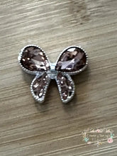 Load image into Gallery viewer, Pink Bow Knot Rhinestone Bead
