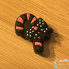 Load image into Gallery viewer, Pink Candy Cane Silicone Focal Bead Silicone Focal Bead
