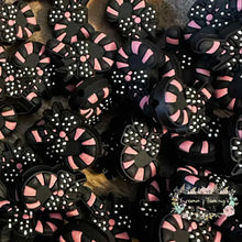 Load image into Gallery viewer, Pink Candy Cane Silicone Focal Bead Silicone Focal Bead
