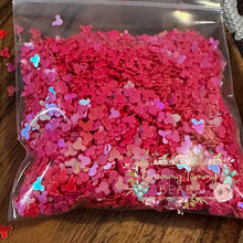 Load image into Gallery viewer, Pink Mouse Head Glitter Shape 20 Grams
