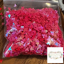 Load image into Gallery viewer, Pink Mouse Head Glitter Shape 20 Grams
