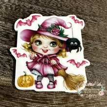 Load image into Gallery viewer, Pink Witch Acrylic Flatback Acrylic Flatback
