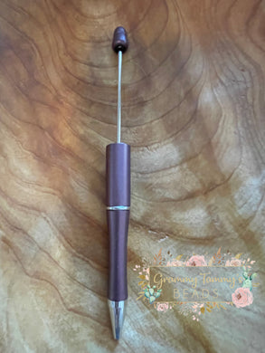 Plum Beadable Pen Beadable Pen