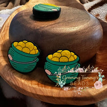 Load image into Gallery viewer, Pot Of Gold Silicone Focal Bead Beads
