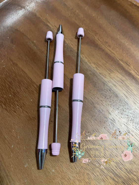 Powder Pink Beadable Pen Beadable Pen