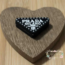 Load image into Gallery viewer, Prad Black Silicone Focal Bead Silicone Focal Bead
