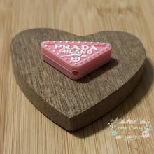 Load image into Gallery viewer, Prad Pink Silicone Focal Bead Silicone Focal Bead
