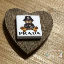 Load image into Gallery viewer, Prad Bear Silicone Focal Bead Silicone Square Bead
