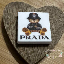 Load image into Gallery viewer, Prad Bear Silicone Focal Bead Silicone Square Bead
