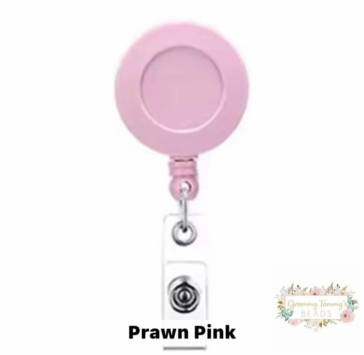 Pink - Alligator Swivel Clip Badge Reel Badge Reel