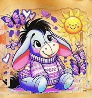 PREORDER Acrylic Pen/Pencil/Brush Holder - Happy Donkey PREORDER