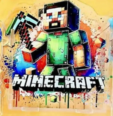 PREORDER Acrylic Pen/Pencil/Brush Holder - Minecraft PREORDER