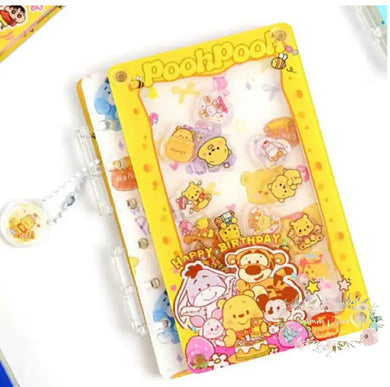 PREORDER Shaker Notebook - Happy Birthday Pooh Pooh PREORDER