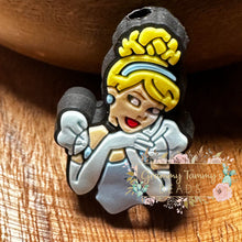 Load image into Gallery viewer, Princess #1 Silicone Focal Bead Beads
