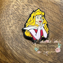 Load image into Gallery viewer, Princess #4 Silicone Focal Bead Beads
