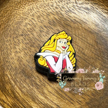 Load image into Gallery viewer, Princess #4 Silicone Focal Bead Beads
