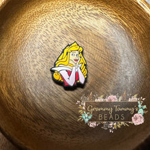 Load image into Gallery viewer, Princess #4 Silicone Focal Bead Beads
