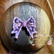 Load image into Gallery viewer, Purple 34X36Mm Hand Painted Bow Knot Bead Fancy
