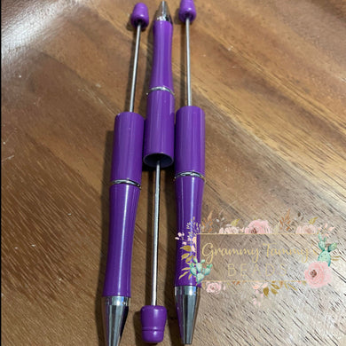 Deep Purple Beadable Pen Beadable Pen