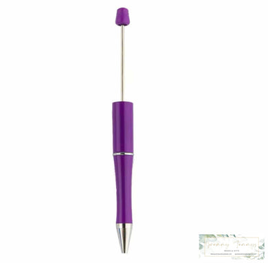 Purple Beadable Pen Beadable Pen