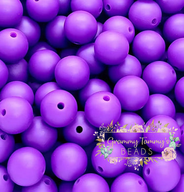 Purple - Classic 12Mm Silicone Focal Bead