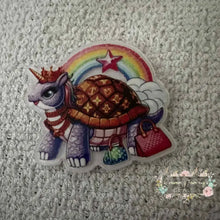 Load image into Gallery viewer, Love Turtle Acrylic Flatback Flatback
