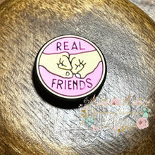 Load image into Gallery viewer, Real Friends Silicone Focal Bead
