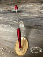 Load image into Gallery viewer, Beadable Pen - Red Beadable Pen
