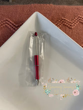 Load image into Gallery viewer, Beadable Pen - Red Beadable Pen
