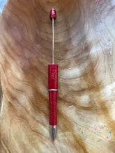 Load image into Gallery viewer, Red Beadable Pen Beadable Pen
