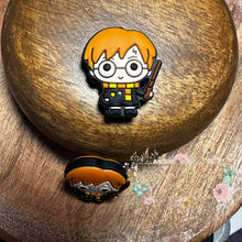 Load image into Gallery viewer, Red Headed Boy With Glasses Silicone Focal Bead Beads
